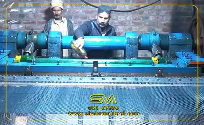 دستگاه تولید توری مرغی